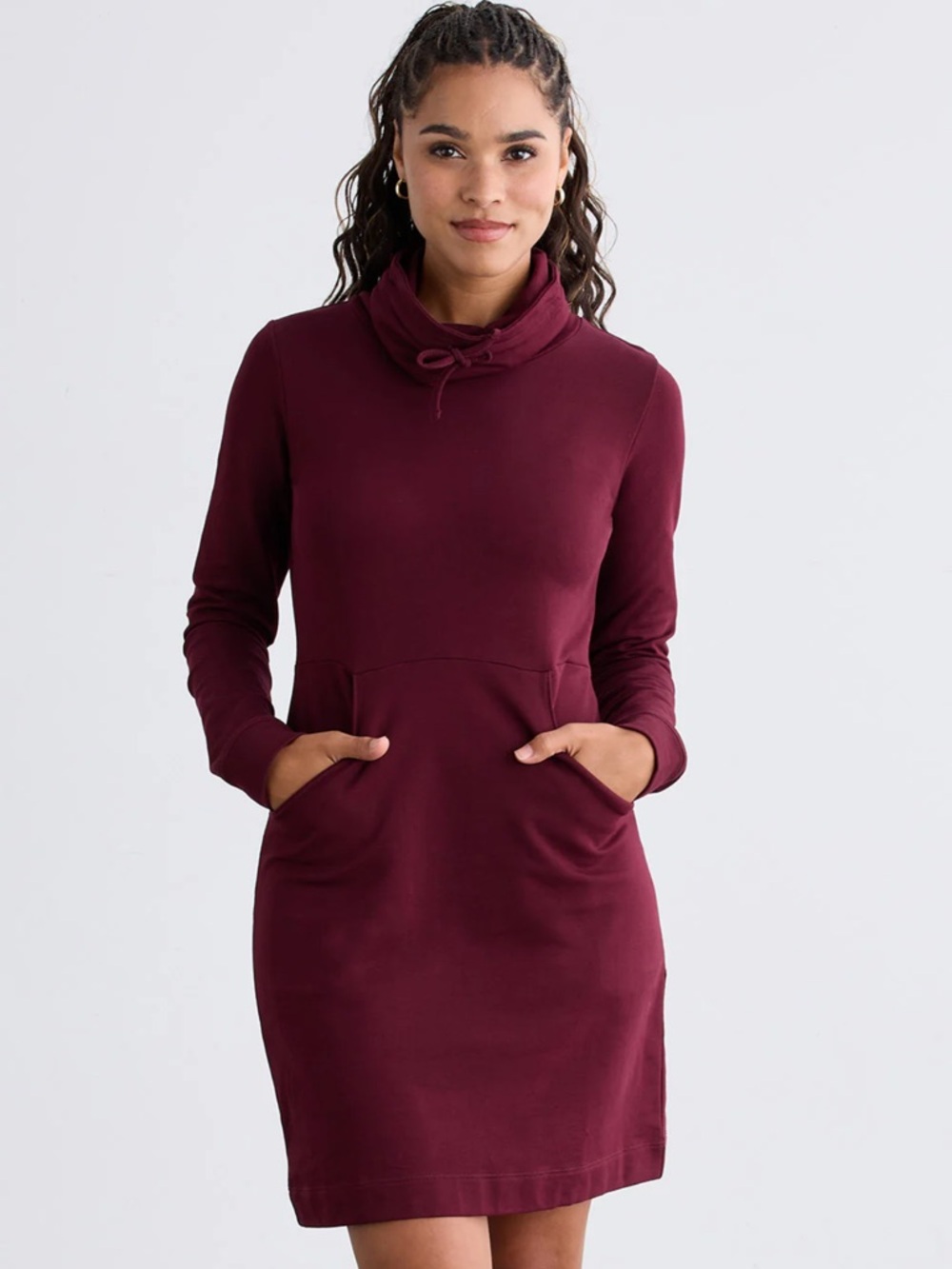Fair‎ Indigo Women's Organic French Terry Weekend Dress Pima Cotton Size XL